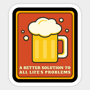 Beer Tee Sticker